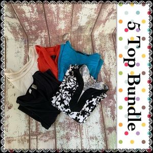 5 top bundle, sizes XL L M